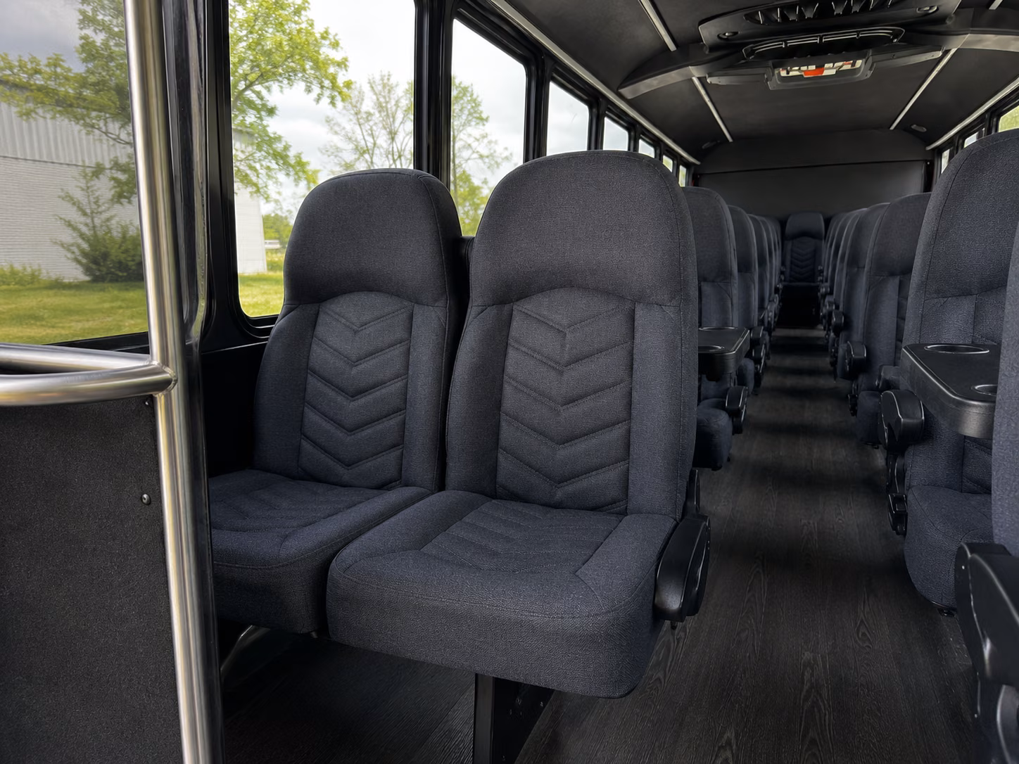 gresham 20 passenger minibus inside