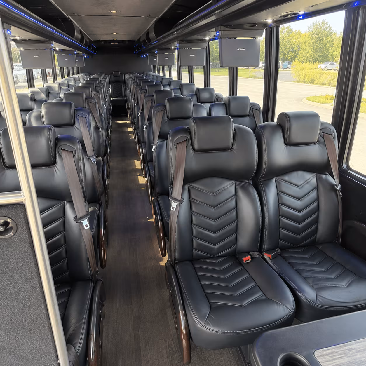 gresham 25 passenger minibus interior