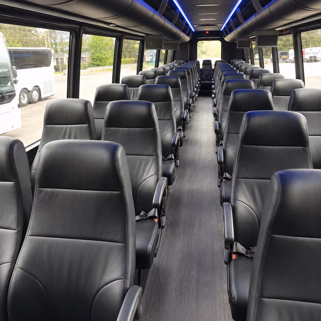 gresham 30 passenger minibus inside