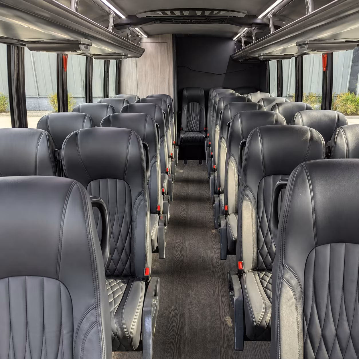 gresham 35 passenger minibus inside