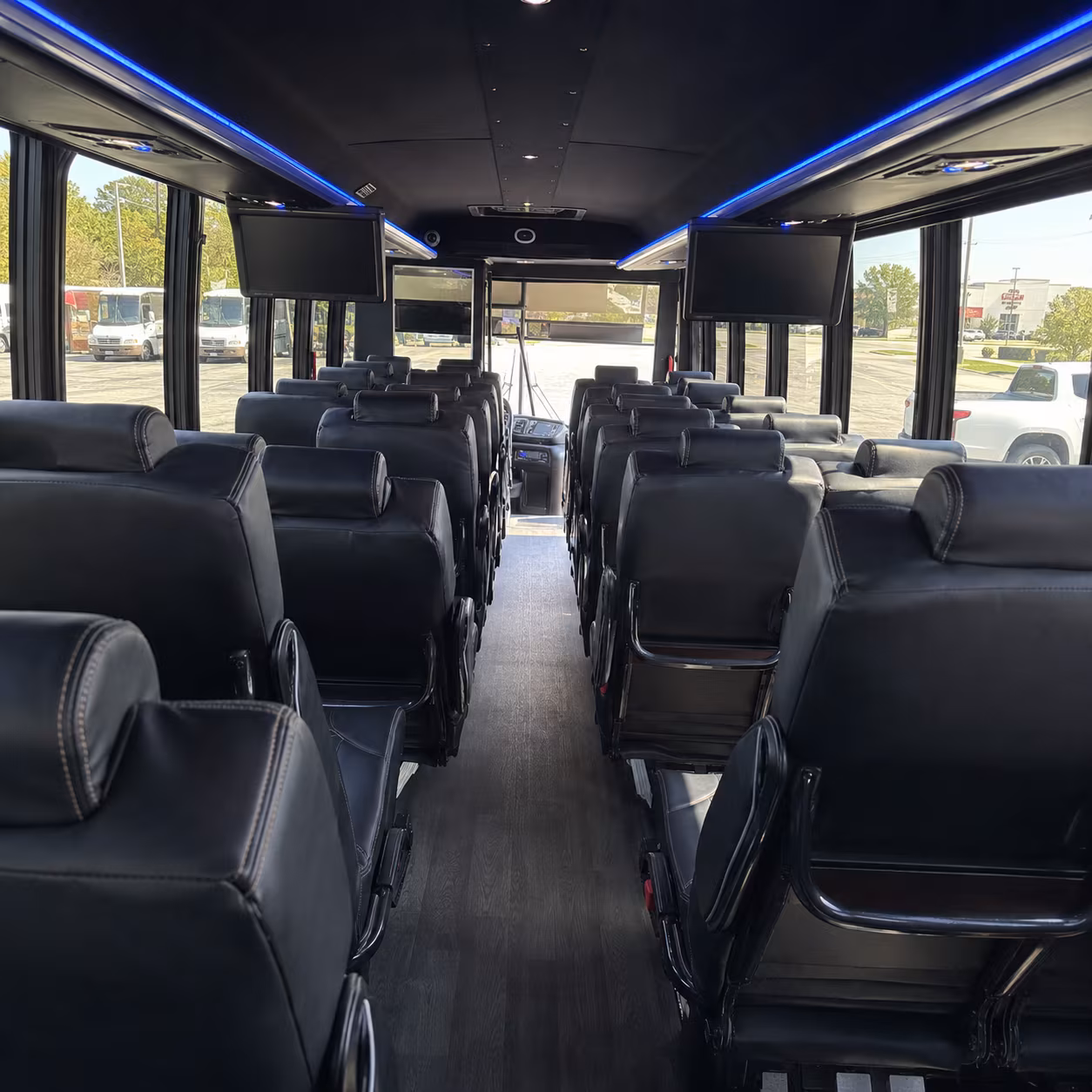 gresham 35 passenger minibus interior