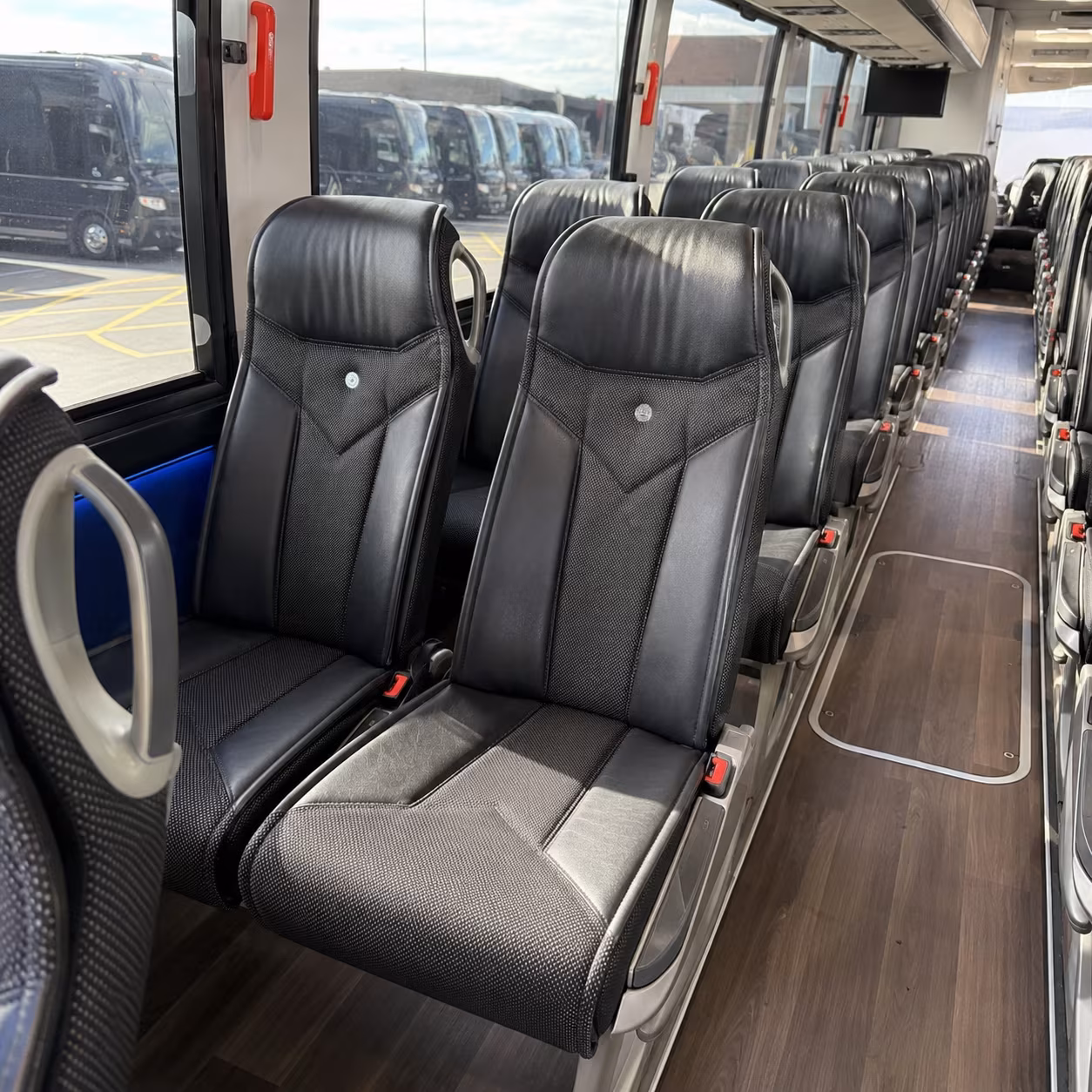 gresham 40 passenger charter bus interior