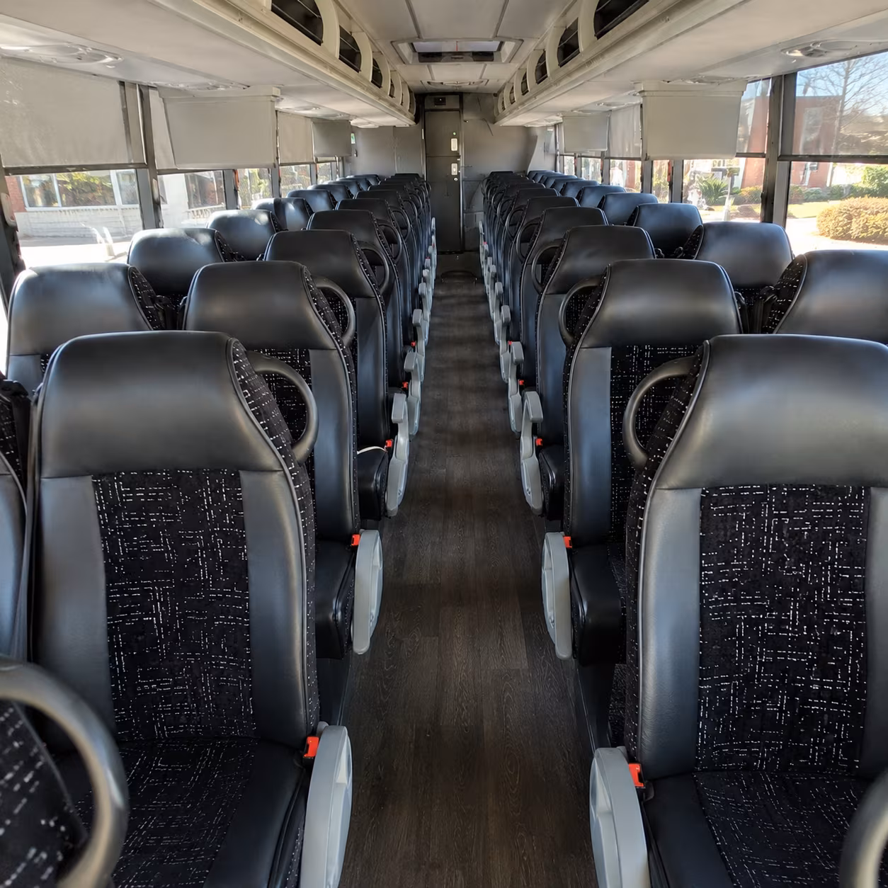 gresham 54 passenger charter bus inside