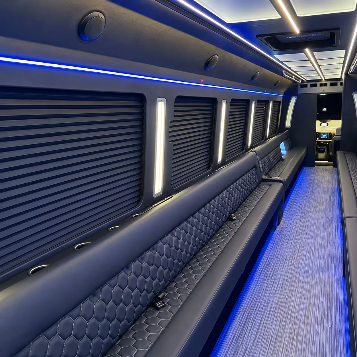gresham party bus interior