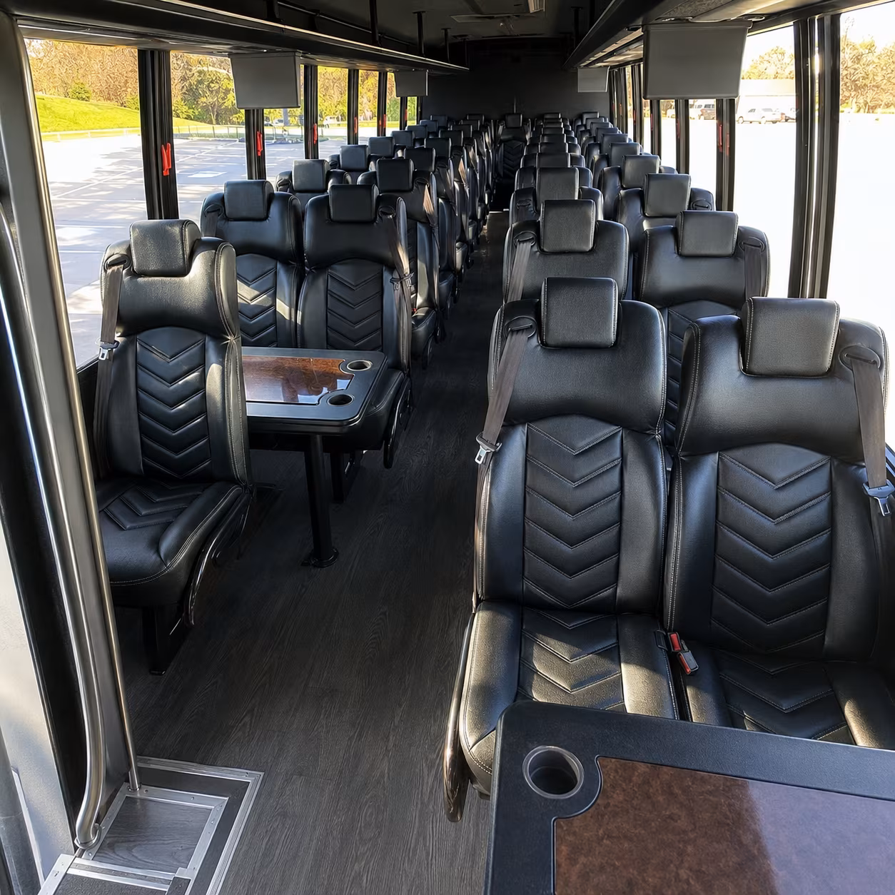 minibuses for corporate shuttle service between gresham and downtown portland